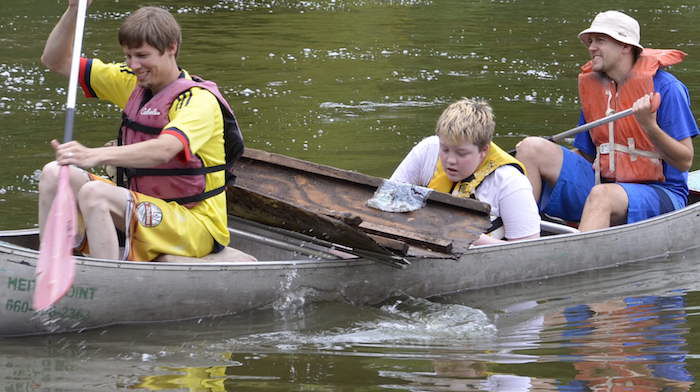Cleanup With A Canoe